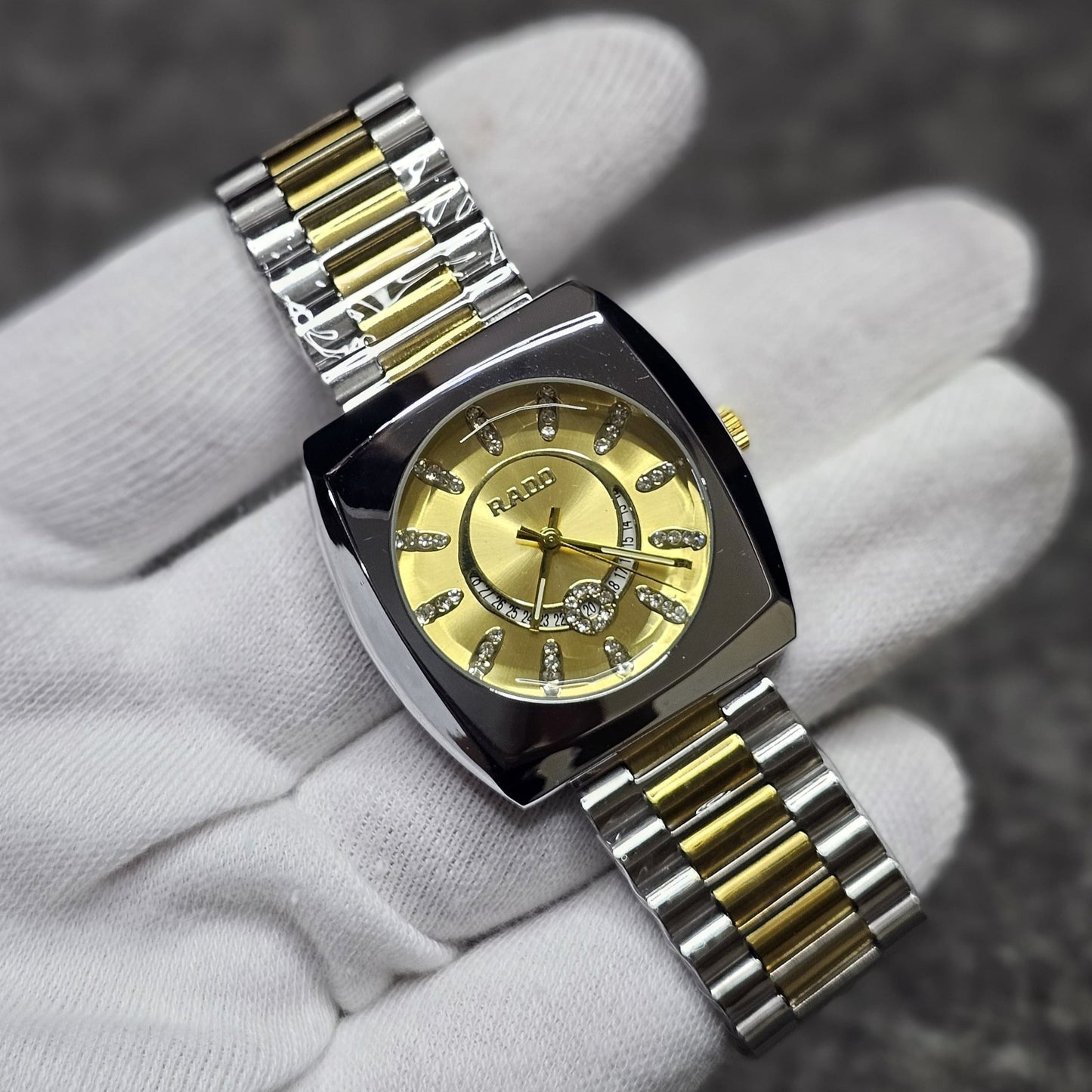 Rado-Inspired Premium Dual-Tone Watch