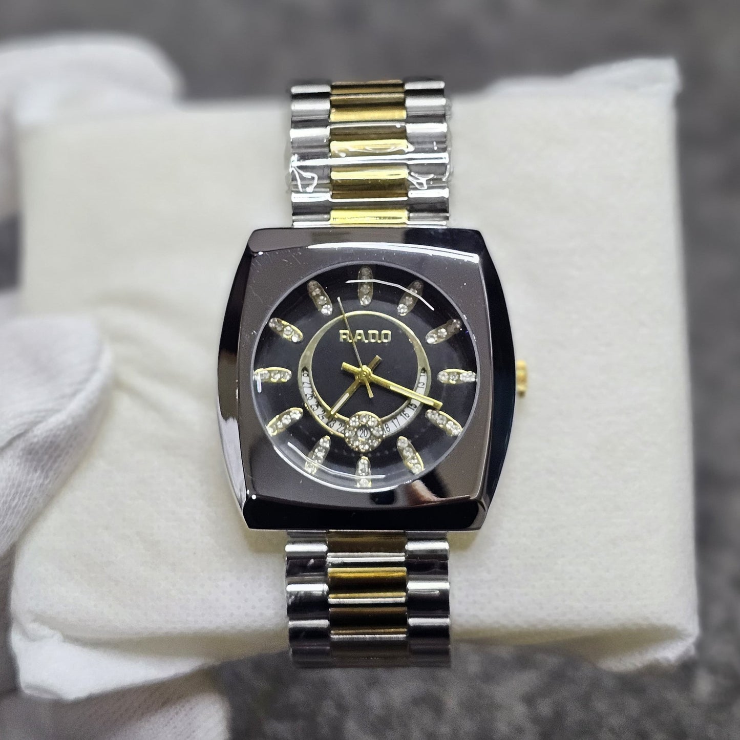 Rado-Inspired Premium Dual-Tone Watch