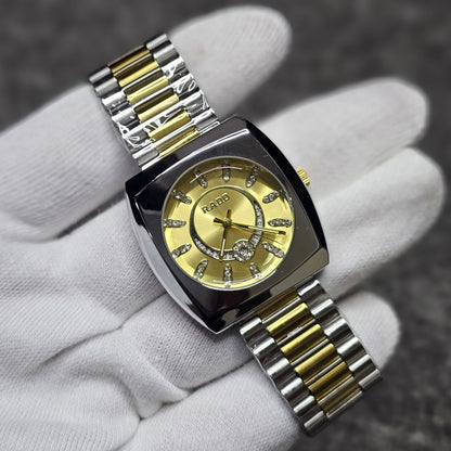 Rado-Inspired Premium Dual-Tone Watch