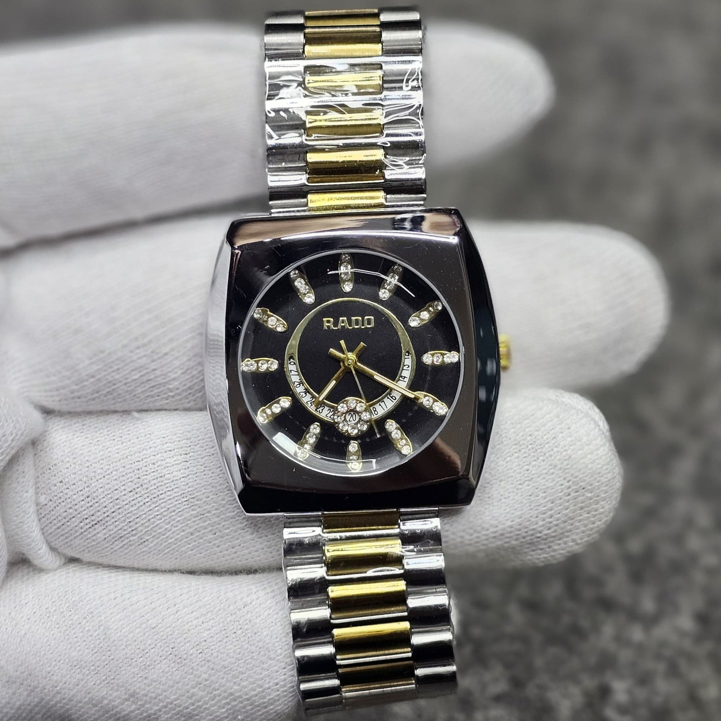 Rado-Inspired Premium Dual-Tone Watch